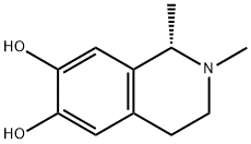 (1S)-1,2-dimethyl-3,4-dihydro-1H-isoquinoline-6,7-diol Structure
