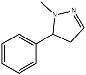 4,5-Dihydro-1-methyl-5-phenyl-1H-pyrazole Structure