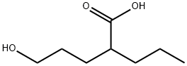 2-PROPYL-5-HYDROXYPENTANOIC ACID Structure