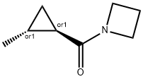 Azetidine, 1-[(2-methylcyclopropyl)carbonyl]-, trans- (9CI) Structure