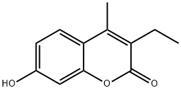 3-Ethyl-7-hydroxy-4-methyl-2H-chromen-2-one Structure