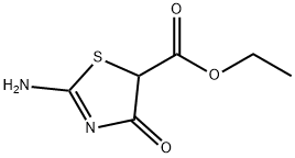5-Thiazolecarboxylicacid,2-amino-4,5-dihydro-4-oxo-,ethylester(9CI) Structure