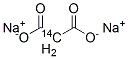 MALONIC ACID-2-14C SODIUM SALT Structure