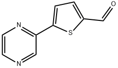 5-(PYRAZIN-2-YL)THIOPHENE-2-CARBALDEHYDE Structure