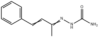 Hydrazinecarboxamide, 2- (1-methyl-3-phenyl-2-propenylidene)- Structure