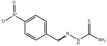 [2-(4-Nitrobenzylidene)hydrazono](amino)methanethiol Structure