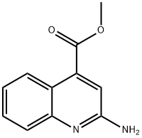 methyl 2-aminoquinoline-4-carboxylate Structure