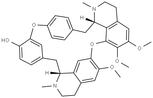 oxyacanthine Structure