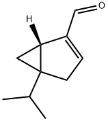 Bicyclo[3.1.0]hex-2-ene-2-carboxaldehyde, 5-(1-methylethyl)-, (1S)- (9CI) Structure
