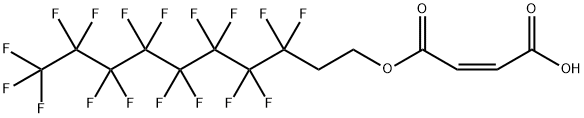 (3,3,4,4,5,5,6,6,7,7,8,8,9,9,10,10,10-heptadecafluorodecyl) hydrogen maleate Structure