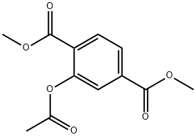 2-(Acetyloxy)-1,4-benzenedicarboxylic acid dimethyl ester Structure