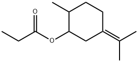 2-methyl-5-(1-methylethylidene)cyclohexyl propionate Structure
