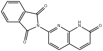 2-HYDROXY-7-N-PHTHALIMIDYL-1,8-NAPHTHYRIDINE Structure