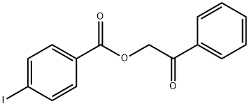 4-Iodobenzoic acid phenacyl ester Structure
