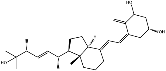 1,25-dihydroxyergocalciferol Structure