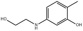 Phenol, 5-?[(2-?hydroxyethyl)?amino]?-?2-?methyl- Structure