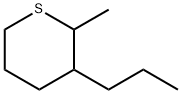 Tetrahydro-2-methyl-3-propyl-2H-thiopyran Structure