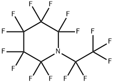 2,2,3,3,4,4,5,5,6,6-decafluoro-1-(pentafluoroethyl)piperidine Structure