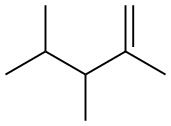 2,3,4-Trimethyl-1-pentene. Structure
