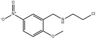 N-(2-Chloroethyl)-2-methoxy-5-nitrobenzylamine Structure