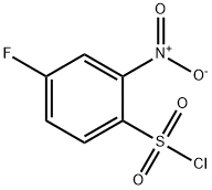Benzenesulfonyl chloride, 4-fluoro-2-nitro- (9CI) Structure