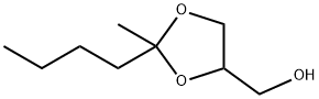 2-Butyl-2-methyl-1,3-dioxolane-4-methanol Structure