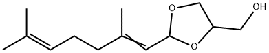 2-(2,6-dimethyl-1,5-heptadienyl)-1,3-dioxolane-4-methanol  Structure