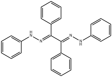 N-[[1,2-diphenyl-2-(phenylhydrazinylidene)ethylidene]amino]aniline Structure