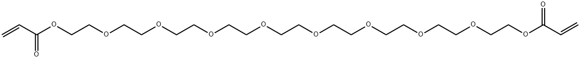 3,6,9,12,15,18,21,24-octaoxahexacosane-1,26-diyl diacrylate Structure
