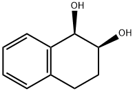 (+)-CIS-1(R),2(S)-1,2-DIHYDROXY-1,2,3,4-TETRAHYDRONAPHTHALENE Structure