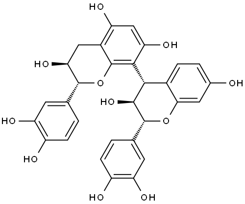 FISETINIDOL-(4B8)-CATECHIN Structure