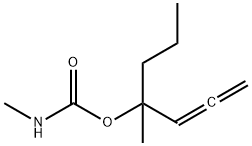 1,2-Heptadien-4-ol,4-methyl-,methylcarbamate(9CI) Structure