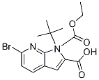 1H-Pyrrolo[2,3-b]pyridine-1,2-dicarboxylic acid, 6-broMo-, 1-(1,1-diMethylethyl) 2-ethyl ester