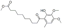 9-(2-Hydroxy-3,4-dimethoxy-6-methylbenzoyl)nonanoic acid methyl ester Structure