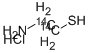 CYSTEAMINE HYDROCHLORIDE, [1,2-14C] Structure