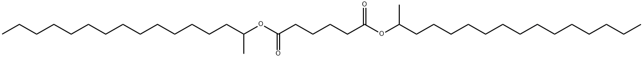 bis(1-methylpentadecyl) adipate Structure
