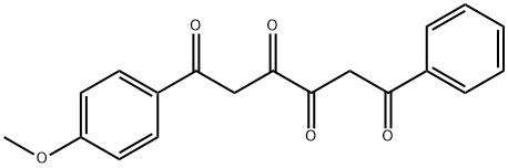 1-(4-Methoxyphenyl)-6-phenyl-1,3,4,6-hexanetetrone Structure