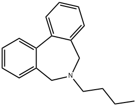 6-Butyl-6,7-dihydro-5H-dibenz[c,e]azepine Structure