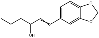 1-(1,3-Benzodioxol-5-yl)-1-hexen-3-ol Structure