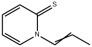2(1H)-Pyridinethione,  1-(1-propenyl)-  (9CI) Structure