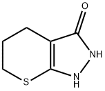 Thiopyrano[2,3-c]pyrazol-3(2H)-one,  1,4,5,6-tetrahydro- Structure