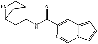 Pyrrolo[1,2-c]pyrimidine-3-carboxamide, N-2-azabicyclo[2.2.1]hept-5-yl- (9CI) Structure