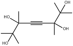2,3,6,7-tetramethyloct-4-yne-2,3,6,7-tetrol Structure