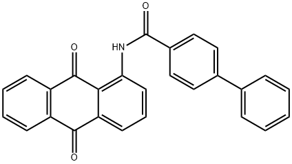 N-(9,10-dihydro-9,10-dioxo-1-anthryl)[1,1'-biphenyl]-4-carboxamide Structure