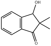3-HYDROXY-2,2-DIMETHYLINDAN-1-ONE Structure