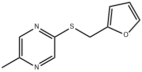 Pyrazine, 2-(2-furanylmethyl)thio-5-methyl- Structure