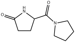 Pyrrolidine, 1-[(5-oxo-2-pyrrolidinyl)carbonyl]- (9CI) Structure