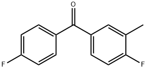 4-fluoro-3-methylphenyl 4-fluorophenyl ketone Structure
