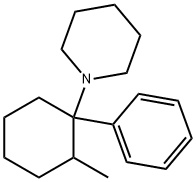 1-(1-phenyl-2-methylcyclohexyl)piperidine Structure