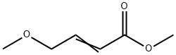 2-Butenoic acid, 4-methoxy-, methyl ester Structure